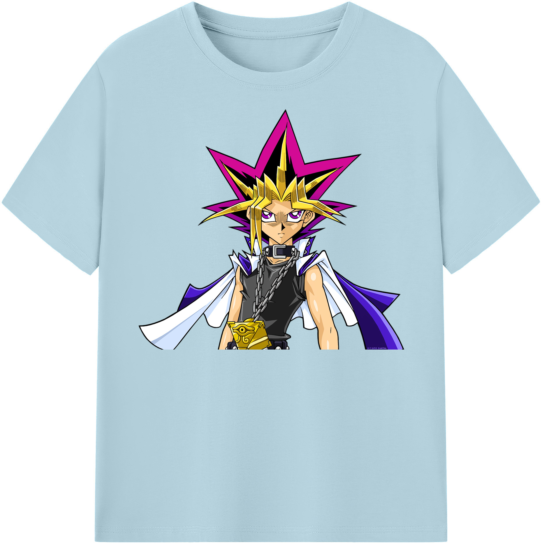 （画像用） 遊☆戯☆王 Yu-Gi-Oh! 綿100％半袖Tシャツ（フロントプリント）